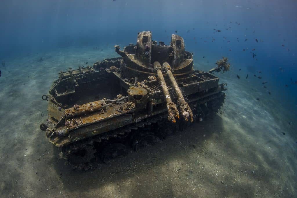 Jordan Diving holidays Aqaba wreck tank