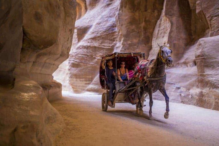 Jordan Diving holidays Petra horse canyon