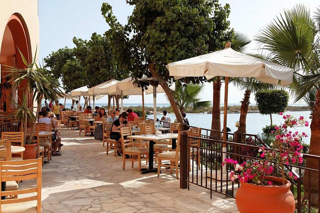 Red Sea Egypt Diving Holidays El Gouna Ocean View Oceana Restaurant Outside