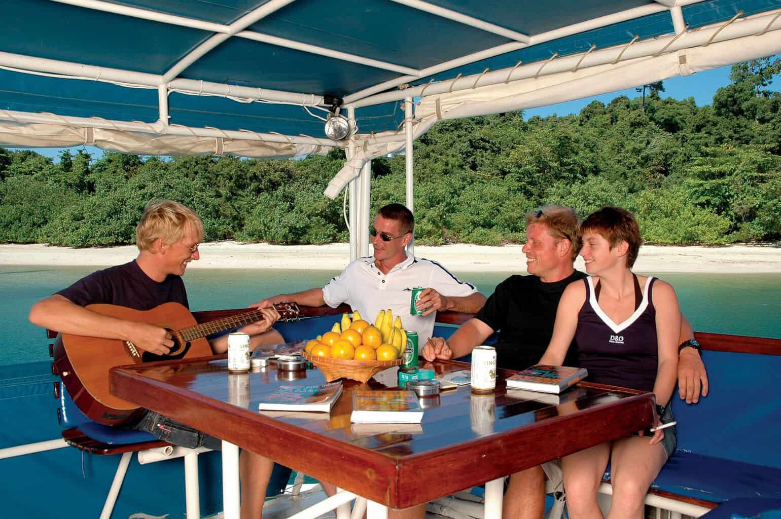 Thailand Diving Holidays MV Genesis 1 sun deck