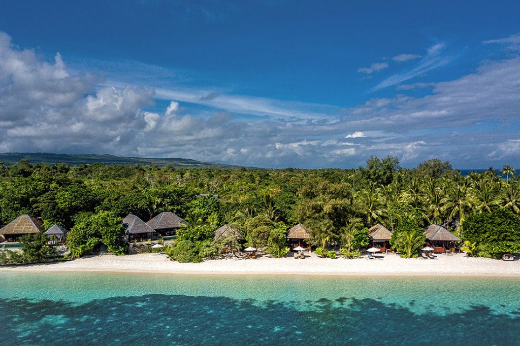 Wakatobi Aerial View Bungalows Header